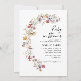 Wildflower botanische tuin Baby in bloei Kaart