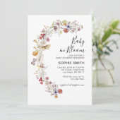 Wildflower botanische tuin Baby in bloei Kaart (Staand voorkant)