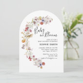 Wildflower botanische tuin Baby in bloei Kaart (Staand voorkant)