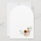 Wildflower Botanische Tuin Baby In Bloom Kaart (Achterkant)