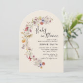 Wildflower Botanische Tuin Baby In Bloom Kaart (Staand voorkant)