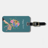 Wildflower Bouquet Bagagelabel (Voorkant horizontaal)