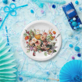 Wildflower Bouquet Floral Papieren Bordje (Feest)