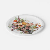 Wildflower Bouquet Floral Papieren Bordje (Gekanteld)