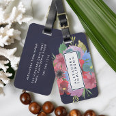 Wildflower Bouquet - Gepersonaliseerd Bagagelabel