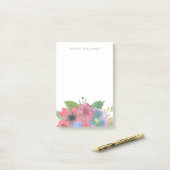 Wildflower Bouquet - Gepersonaliseerd Post-it® Notes (Op bureau)