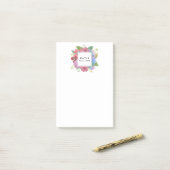 Wildflower Bouquet - Gepersonaliseerd Post-it® Notes (Op bureau)