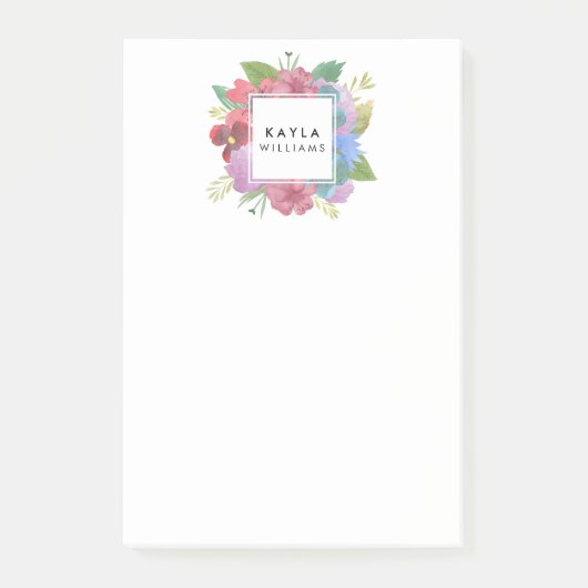 Wildflower Bouquet - Gepersonaliseerd Post-it® Notes (Voorkant)