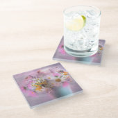 Wildflower Bouquet Glazen Onderzetter (Schuin)