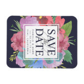 Wildflower Bouquet Save the Date Magneet (Horizontaal)