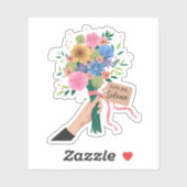 Wildflower Bouquet Sticker (Vel)