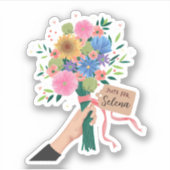 Wildflower Bouquet Sticker (Voorkant)
