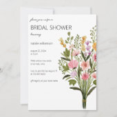 Wildflower Bouquet-Vrijgezellenfeest Kaart (Voorkant)