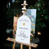 Wildflower Boy Baby shower Welkom Acryl Bord