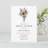 Wildflower Bridal Shower uitnodiging (Staand voorkant)