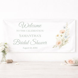Wildflower Bridal Shower Welcome  Spandoek