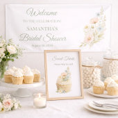 Wildflower Bridal Shower Welcome Spandoek