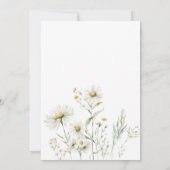 Wildflower Bride to Bee Bruids Douche Uitnodiging (Achterkant)