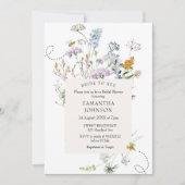 Wildflower Bride to Bee Vrijgezellenfeest Kaart (Voorkant)