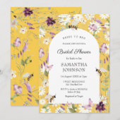 Wildflower Bride to Bee Vrijgezellenfeest Kaart (Voorkant / Achterkant)