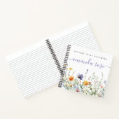 Wildflower Brieven aan mijn dochter houden herinne Notitieboek (Binnen)