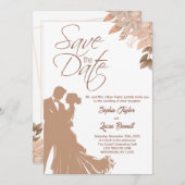 Wildflower bruidegom en bruid bruiloft uitnodiging (Voorkant / Achterkant)