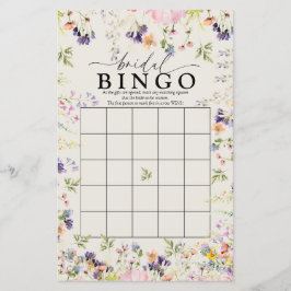 Wildflower bruids bingo | Spelletjes