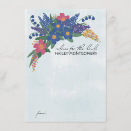 Wildflower Bruidsdouche Uitnodiging Advies Invoege