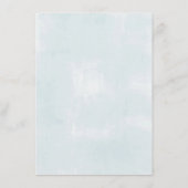 Wildflower Bruidsdouche Uitnodiging Advies Invoege (Achterkant)