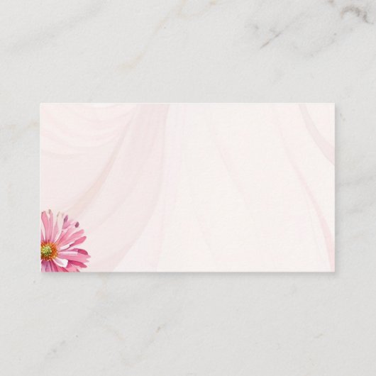 Wildflower bruiloft accommodaties informatiekaartje (Achterkant)