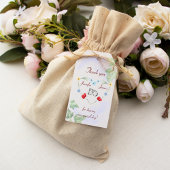 Wildflower bruiloft dank je cadeau cadeaulabel