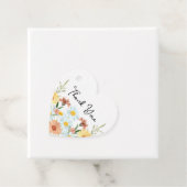 Wildflower bruiloft DANK U Bedankjes Labels (In situ)