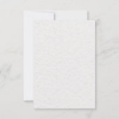 Wildflower bruiloft foto plat dank je kaart (Achterkant)