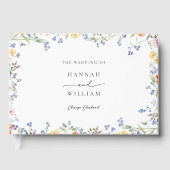 Wildflower bruiloft gastenboek (Voorkant)