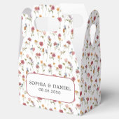 Wildflower bruiloft gunst box bedankdoosjes (Geopend)