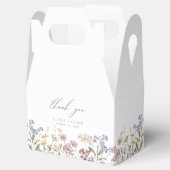 Wildflower bruiloft gunst doos Floral Boho zomer Bedankdoosjes (Geopend)