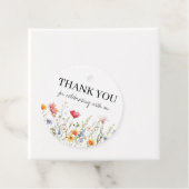 Wildflower bruiloft gunst Labels (In situ)