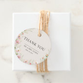 Wildflower bruiloft gunst Labels. Bedankjes Labels (In situ)