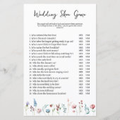 Wildflower Bruiloft of Koppels Douche Schoen Spel (Voorkant)