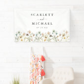Wildflower Bruiloft Spandoek (Insitu)