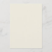 Wildflower bruiloft zitgrafiek Kaart (Achterkant)