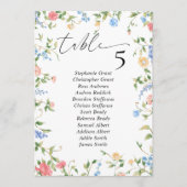 Wildflower bruiloft Zitkaart Teken Kaarten (Voorkant)