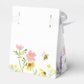Wildflower Bumblebee Floral Treats en Bedankdoosjes (Achterkant)