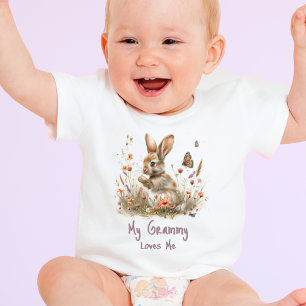 Wildflower Bunny met gepersonaliseerde grootmoeder