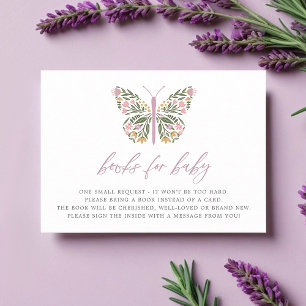 Wildflower Butterfly Boeken voor Baby Informatiekaartje
