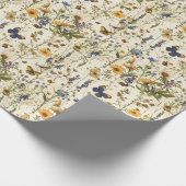 Wildflower & Butterfly Decoupage:  kunst Cadeaupapier (Hoek)