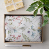 Wildflower Butterfly Garden Baby shower Tissuepapier (Geschenk)