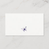 Wildflower Butterfly Luier Raffle Baby shower Informatiekaartje (Achterkant)