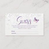 Wildflower Butterfly Raad hoeveel spel Kaart (Voorkant)