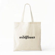 "Wildflower Canvas tas"